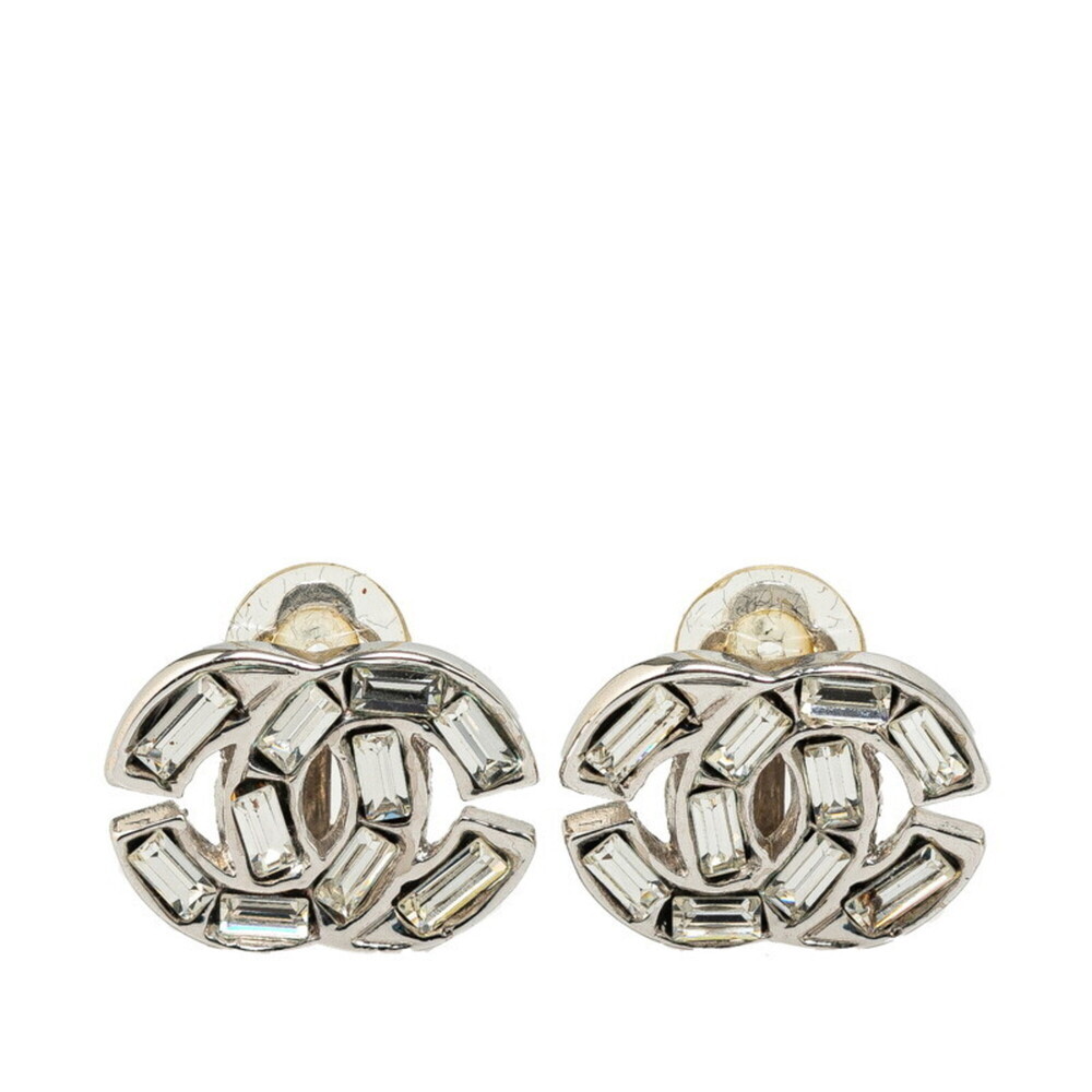 CHANEL Gold Logo Earrings